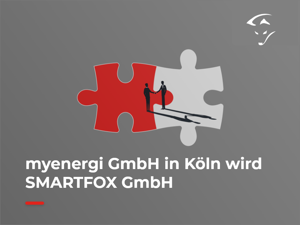 myenergi GmbH firmiert sich zu SMARTFOX GmbH