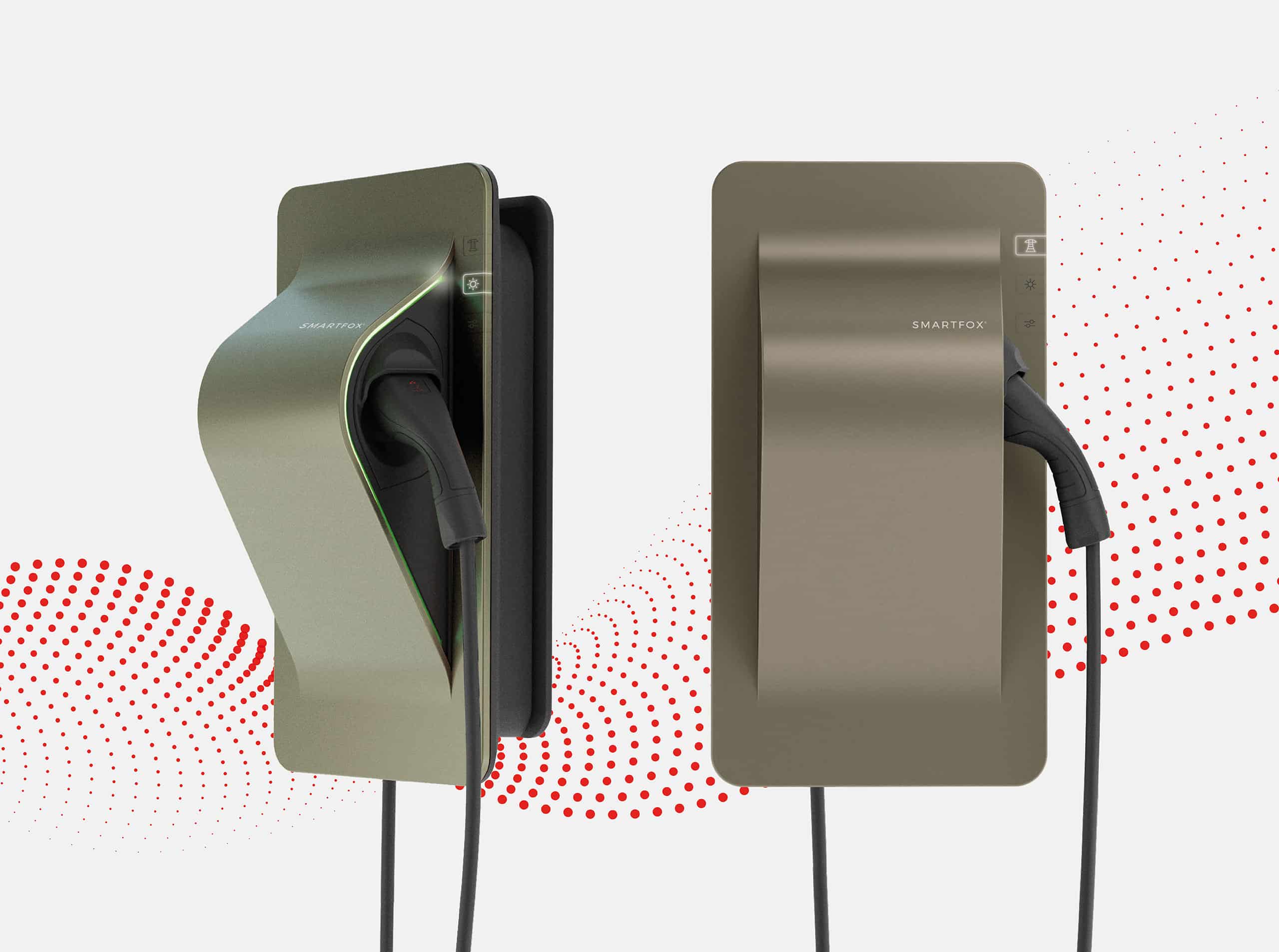 Smartfox Pro Charger 2 Wallbox in zwei neuen Farben erhältlich - Light Brass Edition und Green Metal Edition