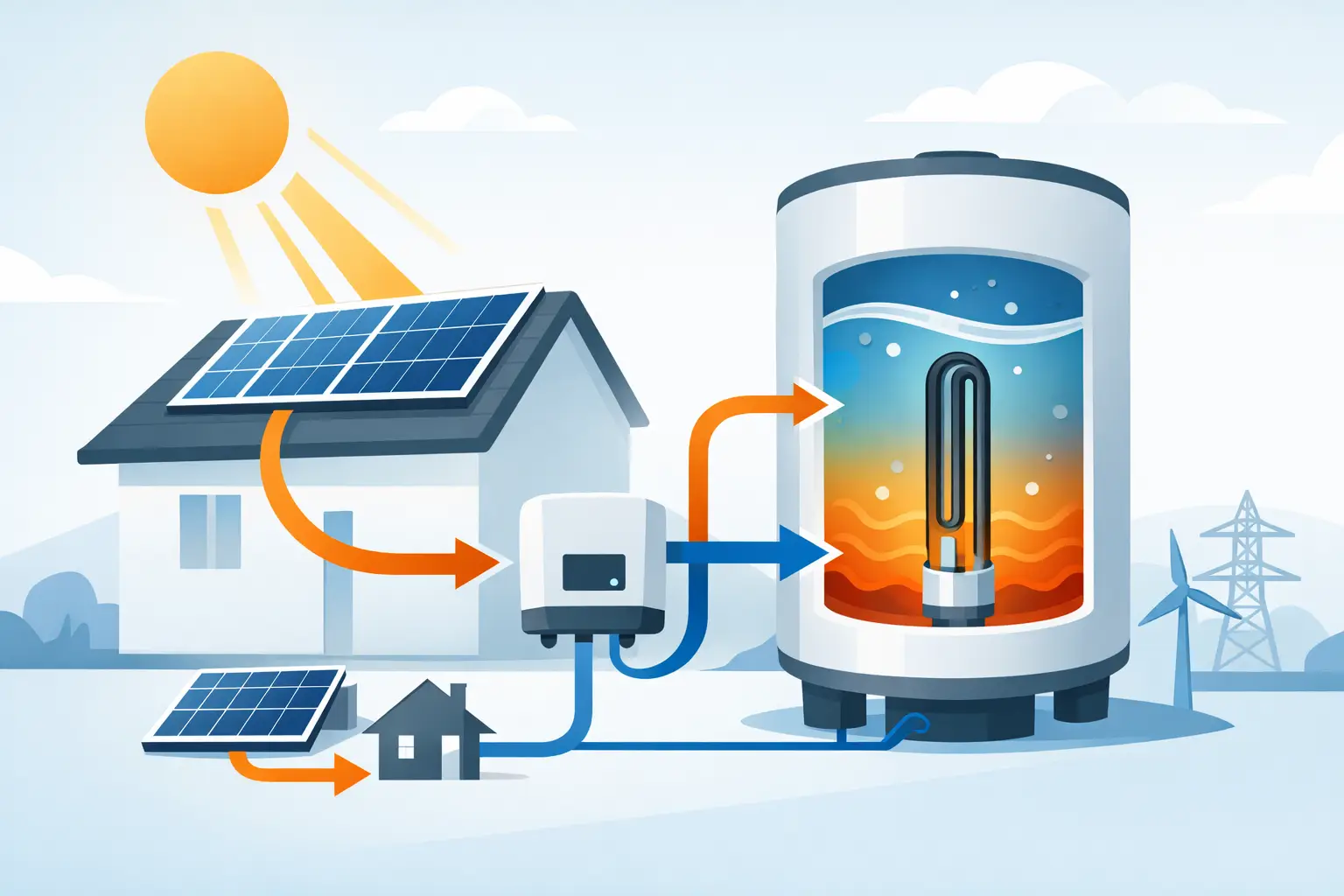Comment fonctionne la commande de la résistance de chauffage PV ?